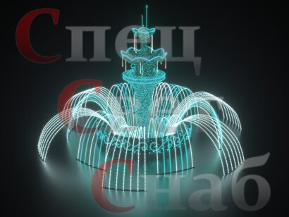 Светодиодный фонтан "Императорский" Изумрудный