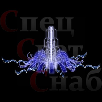 Светодинамический фонтан "Симфония Ронда Мод" mod Синий