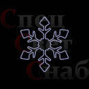 Светодиодная снежинка "Свежая" 60см х 70см